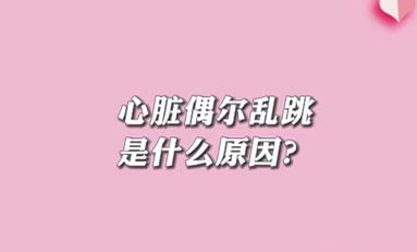 【名醫(yī)面對(duì)面之心臟100問】心臟偶爾亂跳是什么原因？